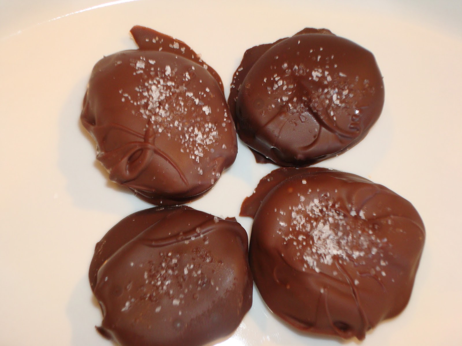 Dark Chocolate & Milk Chocolate Almond Sea Salt Caramels Fresh for Dinner
