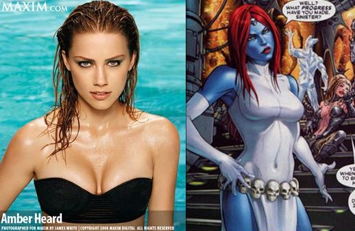 Mystique -Amber Heard (Pineapple Express, The Informers)