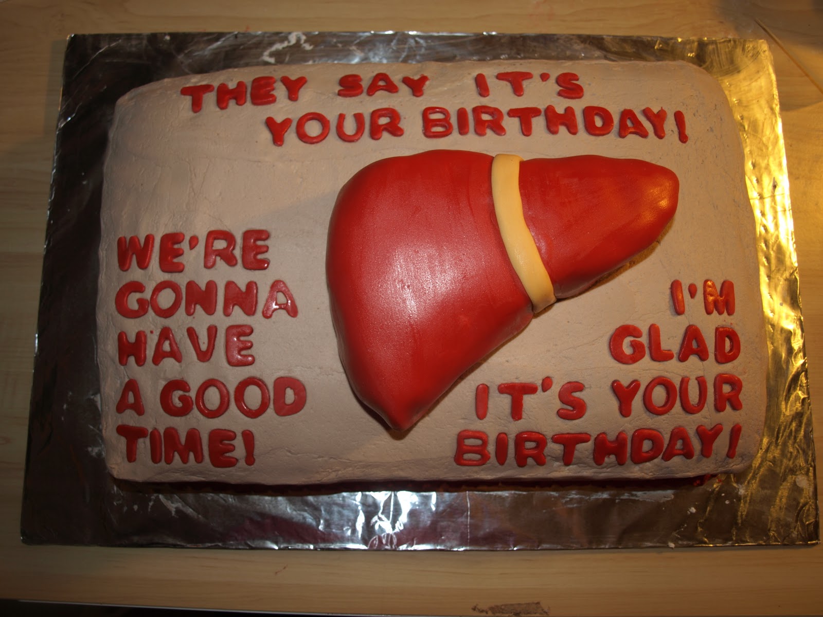 Sugar High Makery Liver cake!