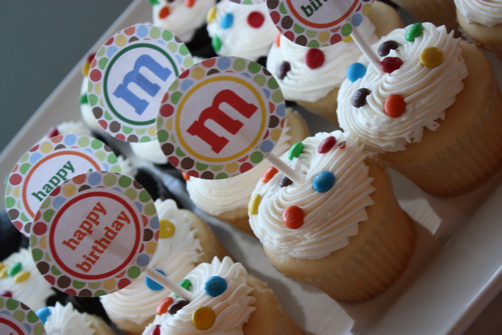 5M Creations m&m Birthday Party