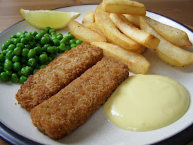 Vegan Fish Fingers with Agave Mustard Mayonnaise