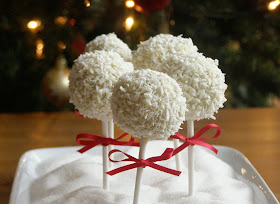 vegan snowball cake pops