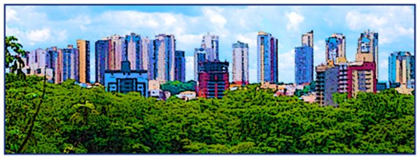 A Cidade vista da Babilônia...