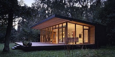 mi vida turquesa: cabaña en el bosque