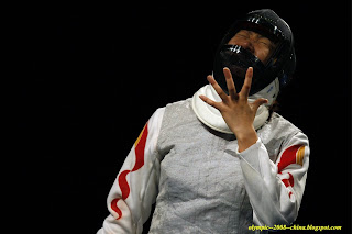 Women's Olympic Fencing,China's Zhang Lei - 2008 Beijing Olympic games