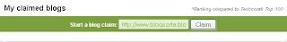 klaim blog di technorati