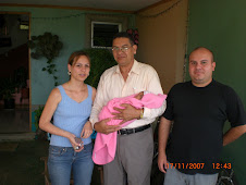 Mi sobrina menor Jesenia con su futuro esposo y el bautismo de la niña de Allan