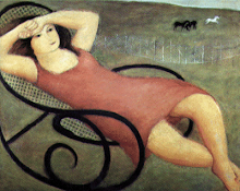 "La hamaca" (1933) por Raúl Soldi (1905-1994)