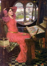 "Estoy medio enfermo de sombras, dijo la señora de Shalott" (1915) DE JOHN WILLIAM WATERHOUSE