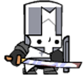 Gallery of Castle Crashers Blue Knight Sprite.