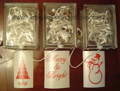 Christmas Glass Blocks 2011