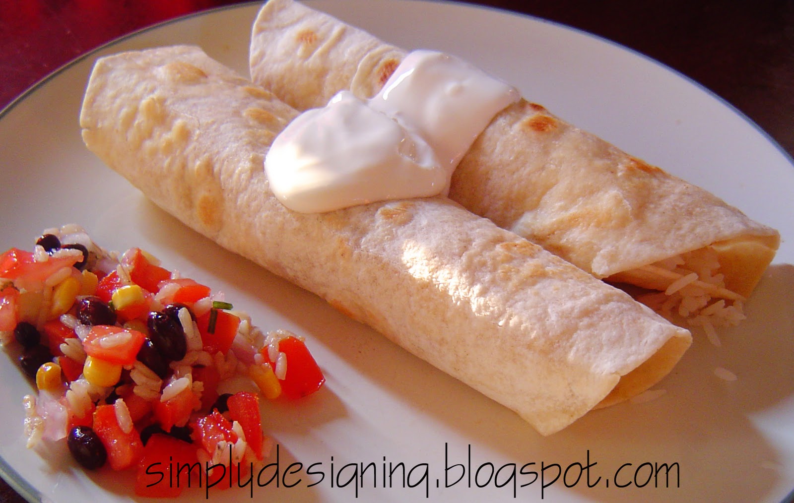 Tasty Tuesday Bean, Rice and Cheese Burritos