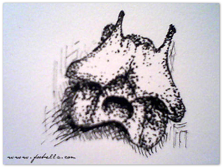 pen ink vertebra 2