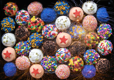 cupcake fireworks