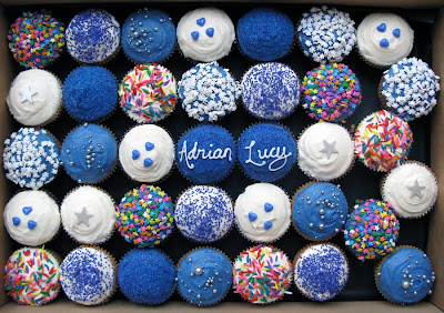 Midnight Blue Wedding Theme on Midnight Cupcakes