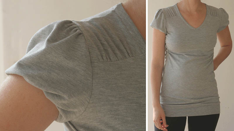 I love that Peek-a-Boo shirts are Maternity AND Nursing tops!