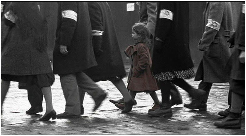 Girl in Red Coat Schindler's List