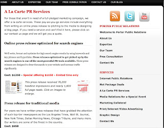 Need PR - Contact Porter PR of Orange County