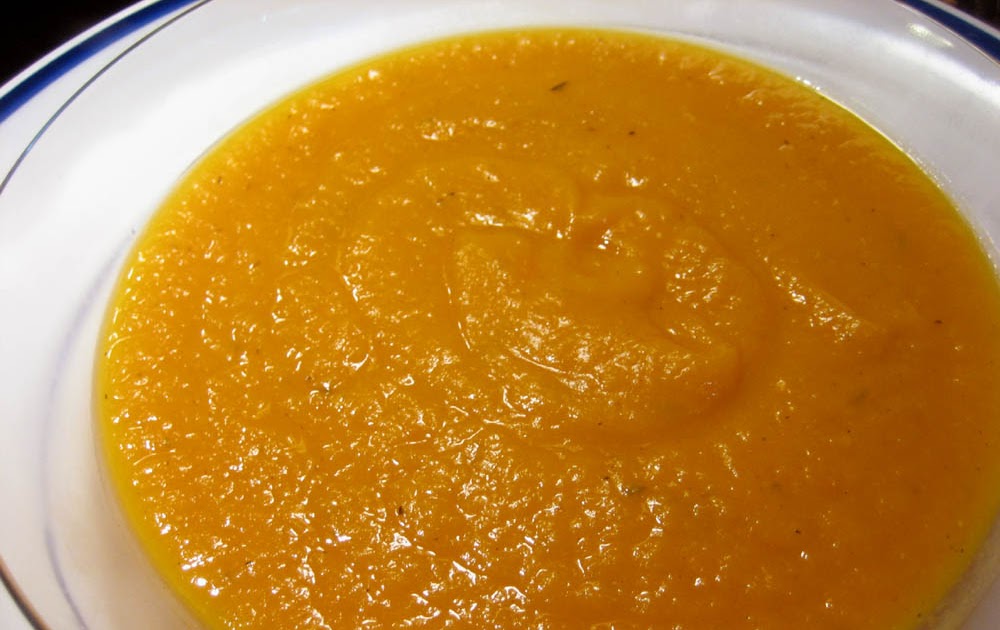Christine Cooks Squash, Yam And Leek Soup With Blood Orange Juice
