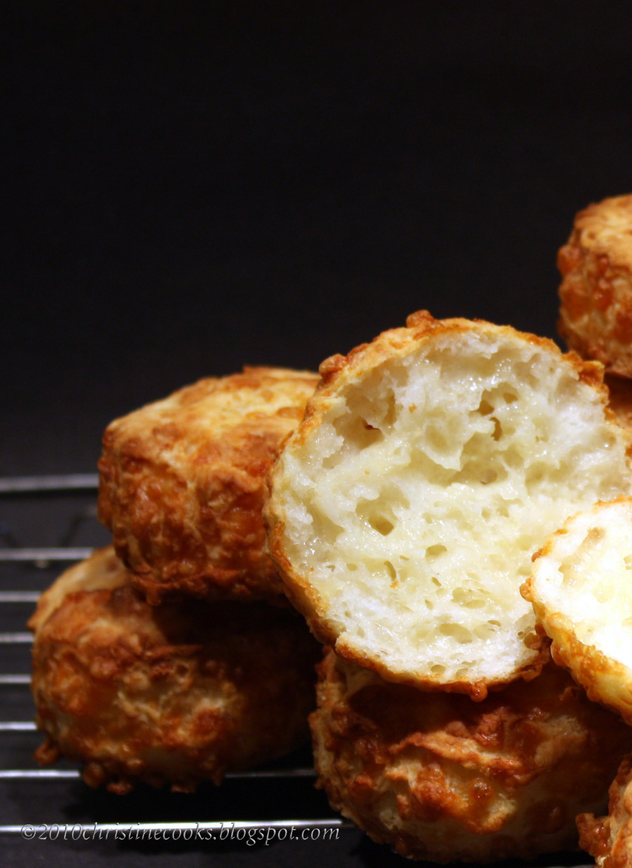 Christine Cooks Buttermilk Biscuits with Jarlsberg Cheese