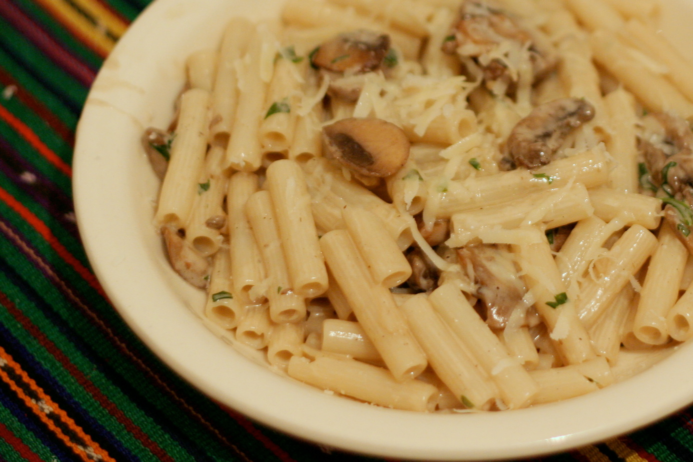 Pasta with Mushrooms, White Wine, and Cream The Tasty Buzz
