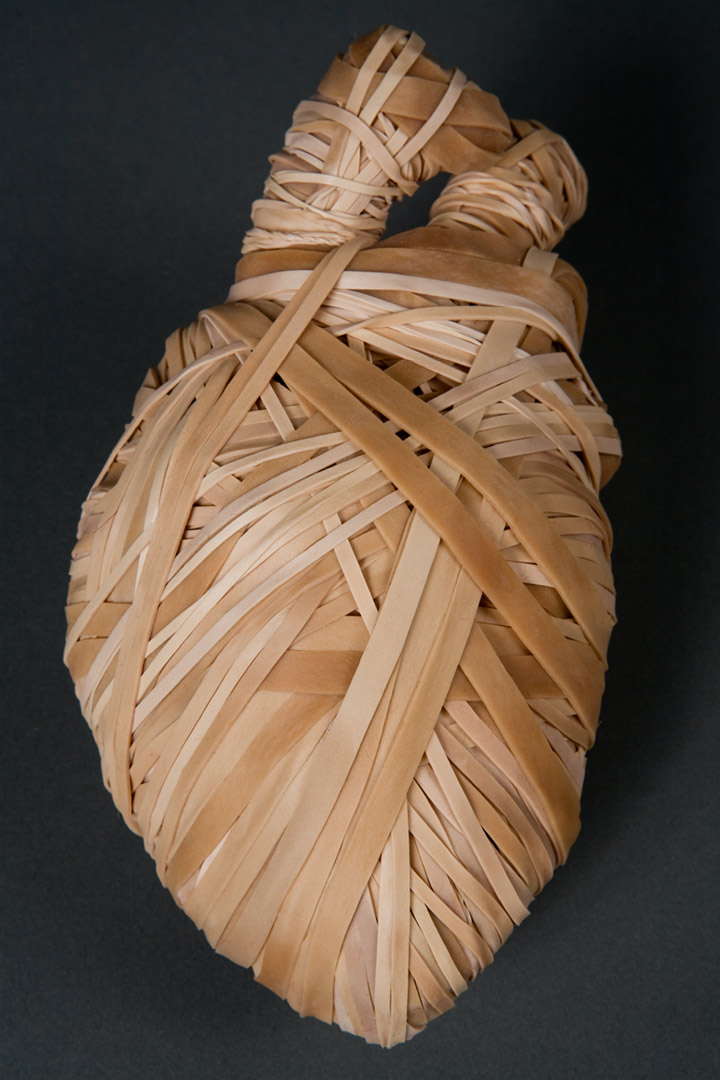 Love this heart made of rubber bands by Francis Baker r/pics