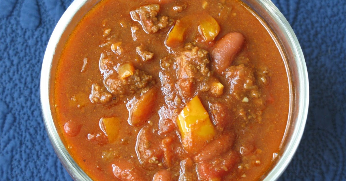 Rose's Recipes Beef Chili with Kidney Beans