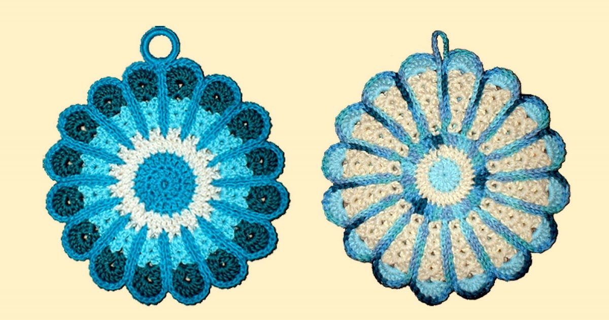 {Topflappen
71} Delights-Gems: Gahaekelte Topflappen | {Topflappen
71}