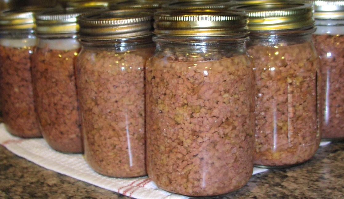 Canning Hamburger