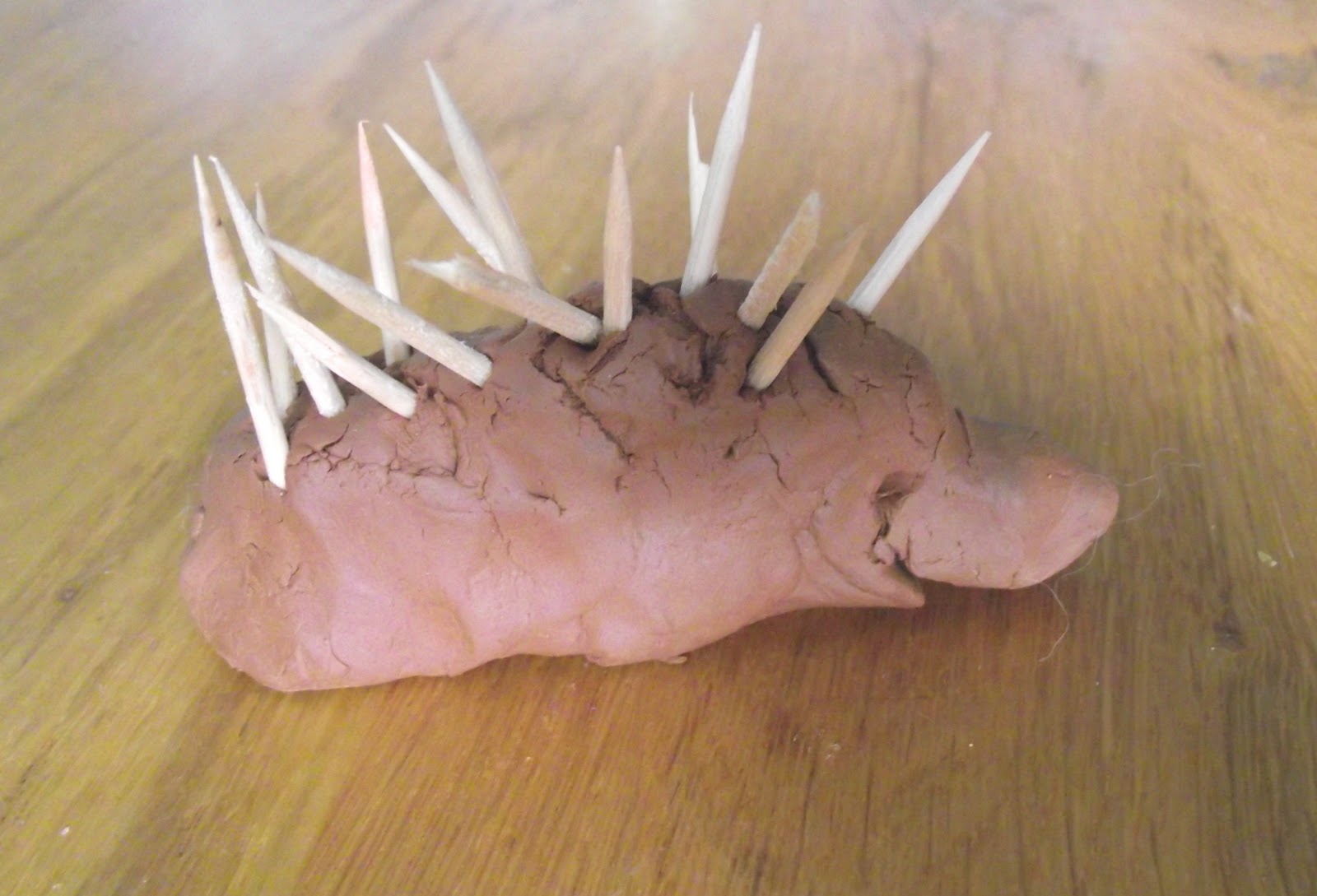 clay hedgehog