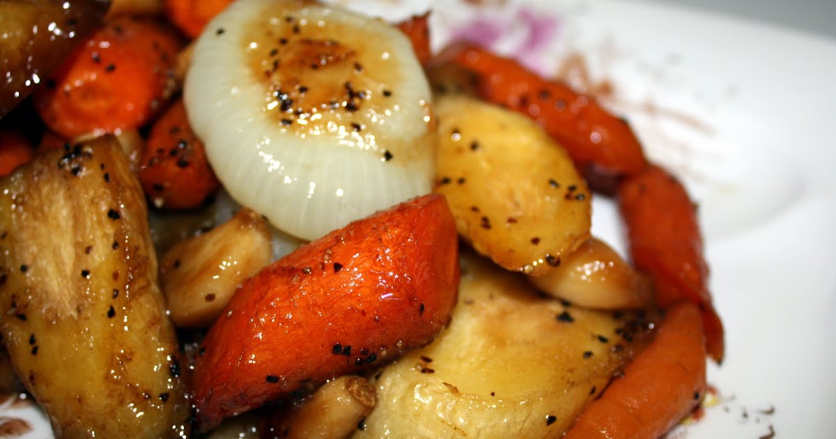 In the kitchen with Nick Brown Sugar Roasted Vegetables is sure to