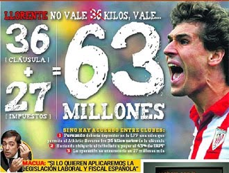 Real Madrid: Fernando Llorente cuesta 63 millones Real Madrid: Fernando Llorente cuesta 63 millones