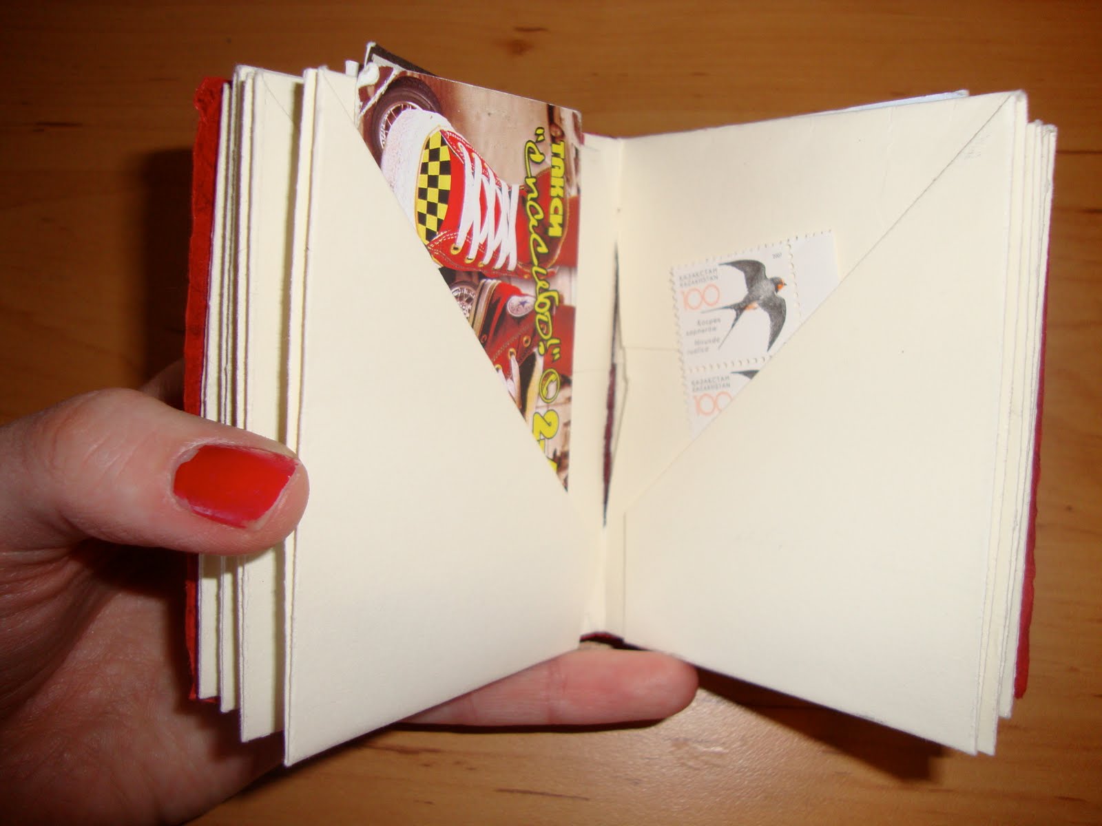 Feeling Bookish 2010 Folded Book with POCKETS!