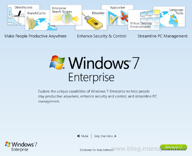 Direct Download link for Windows 7 Enterprise edition (ISO)