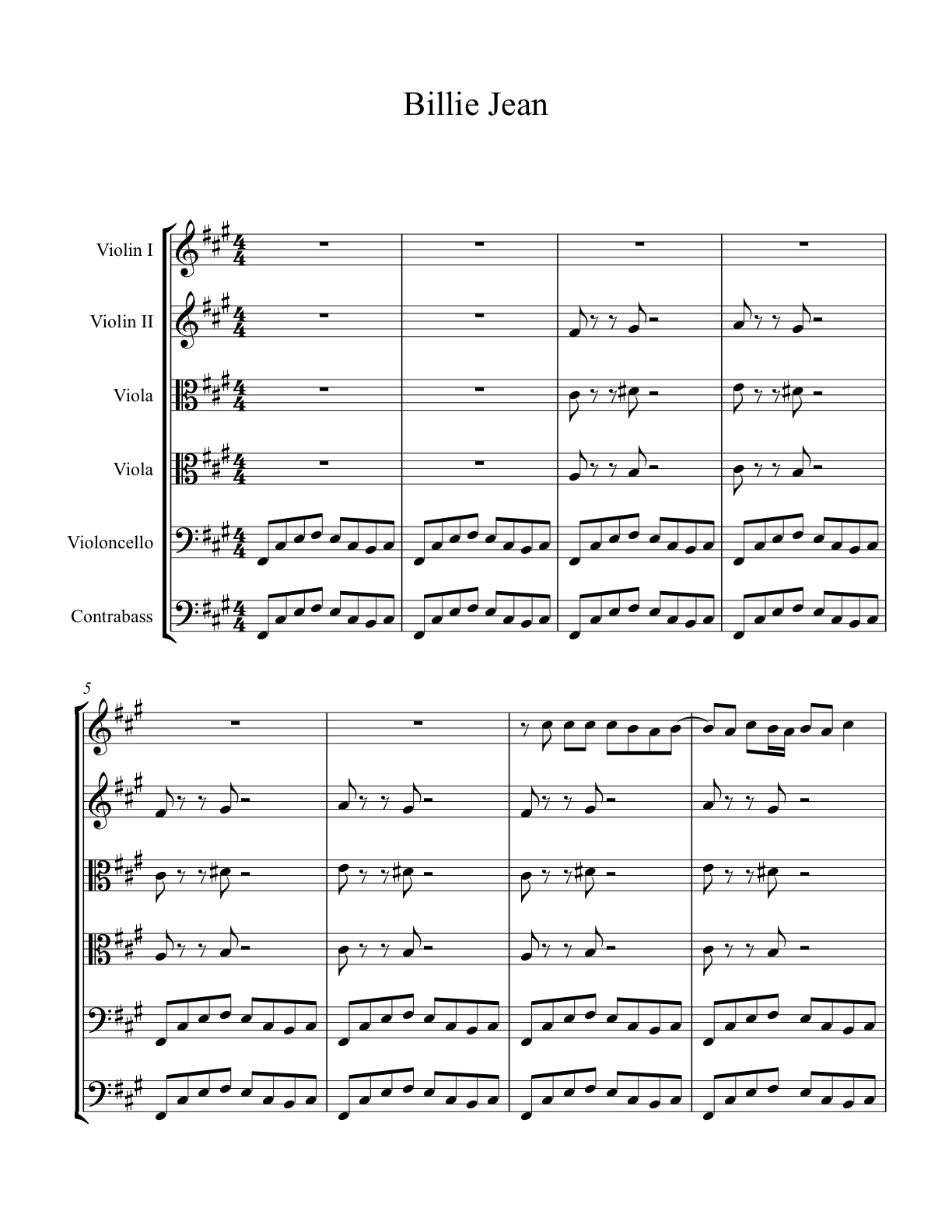 Tumay Sound Billie Jean String arrangement.