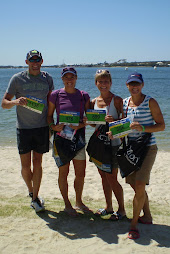 Our names are on our bibs! So cool!