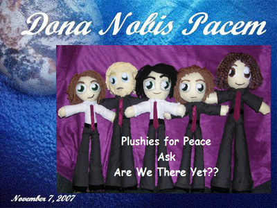 Plushies for Peace Globe