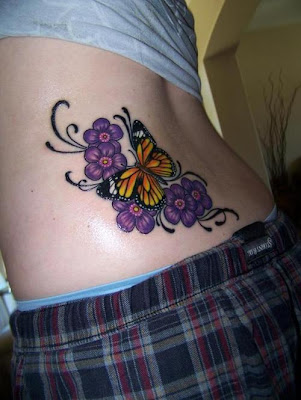 Tiger butterfly tattoo complete tattoo designed