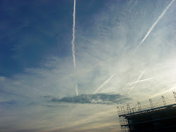 Every day Chemtails strips in the sky