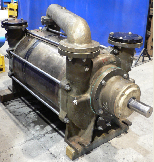 Westcan Industries Ltd. Overhaul of a multistage liquid ring vacuum pump