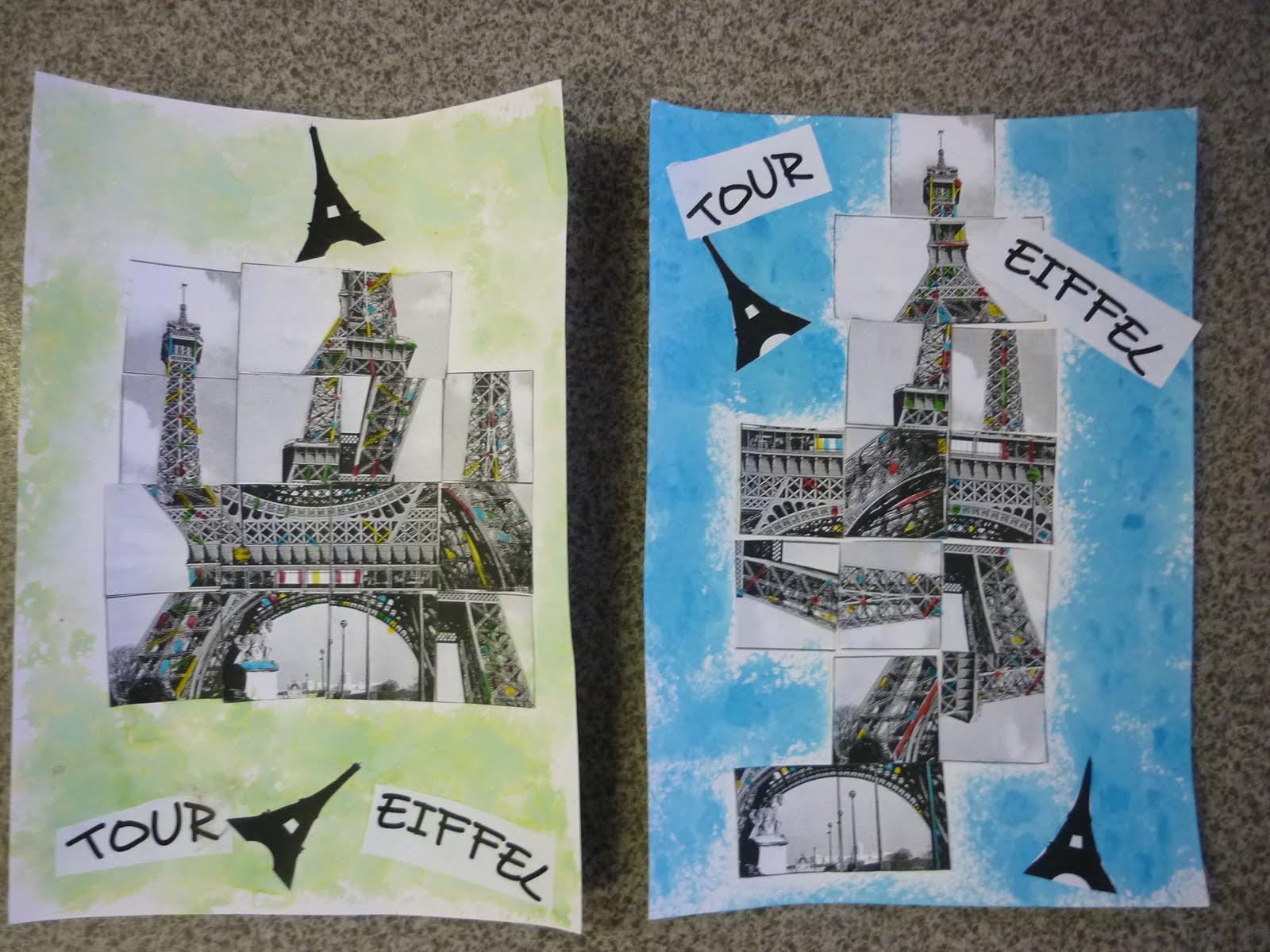 Nénuph'Art Ateliers: LA TOUR EIFFEL SANS DESSUS-DESSOUS : Le 05 Janvier