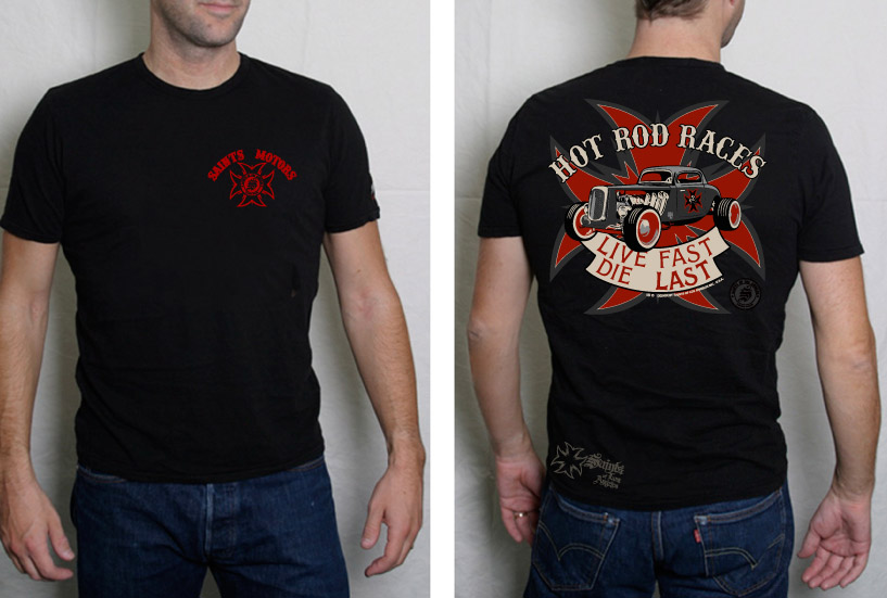 New design for the Hot Rod races tshirt