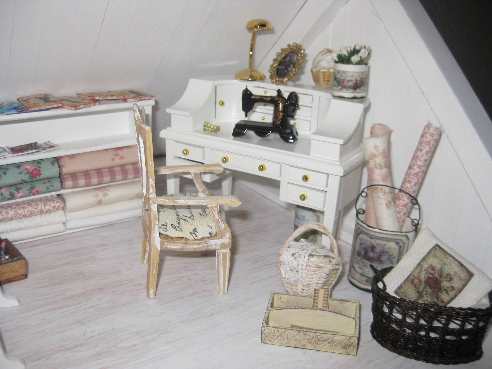 mashababko Wallpaper Sewing Room