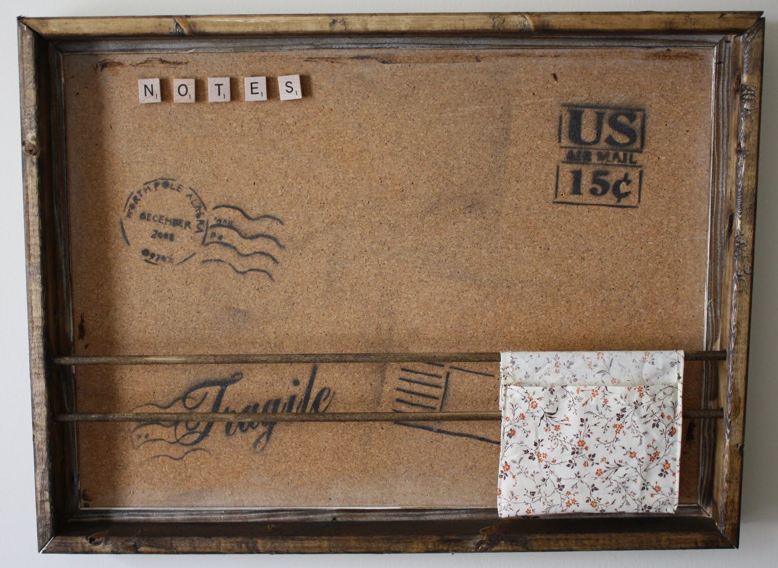 More Like Home Bulletin Board Makeover