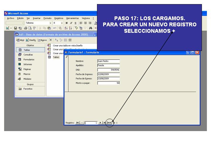 carga de datos carga de datos