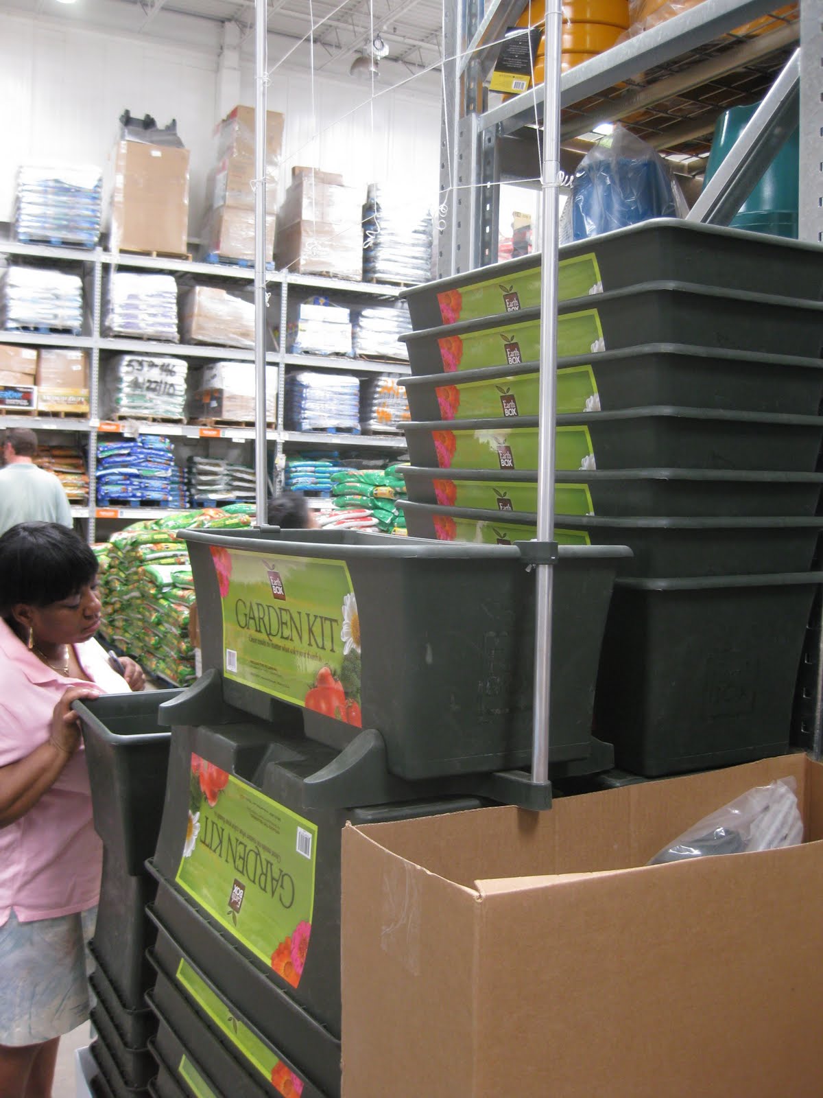 Bushwick Green Team Earthbox, to Home Depot!