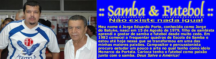 SAMBA E FUTEBOL - NÃO EXISTE NADA IGUAL