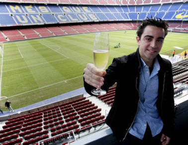 اكزافي : صفقات ريال مدريد لاترعبني Xavi+barcelona