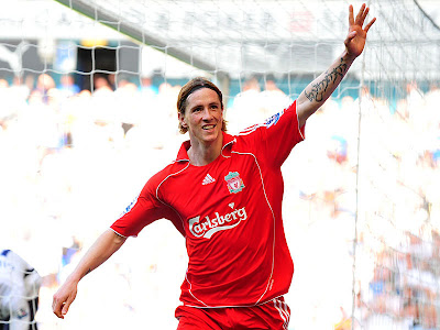  linking Liverpool forward and Spanish international Fernando Torres (24) 