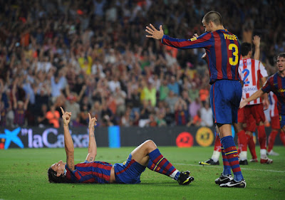 صور بيكي و ابراهيموفيتش Barcelona+sporting+ibrahimovic+pique